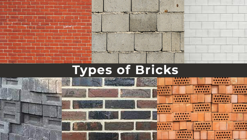 Types of Bricks and their applications in Construction